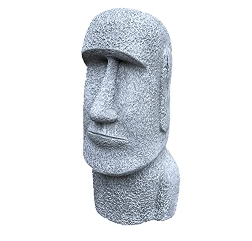 stoneandstyle Moai Osterinsel Figur frostfest wetterfest 16,2 kg von stoneandstyle