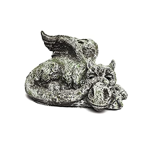 Stone and Style Steinfigur Drache Pedro frostfest wetterfest Gartenfigur von stoneandstyle