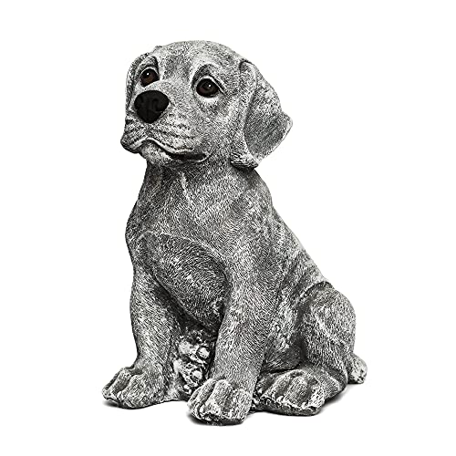 Stone and Style Steinfigur Rottweiler Welpe frostfest wetterfest Steinguss von stoneandstyle