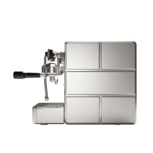 Stone Premium Siebträger Espressomaschine chrom satin silber Stone Premium Siebträger Espressomaschine chrom satin silber von Stone