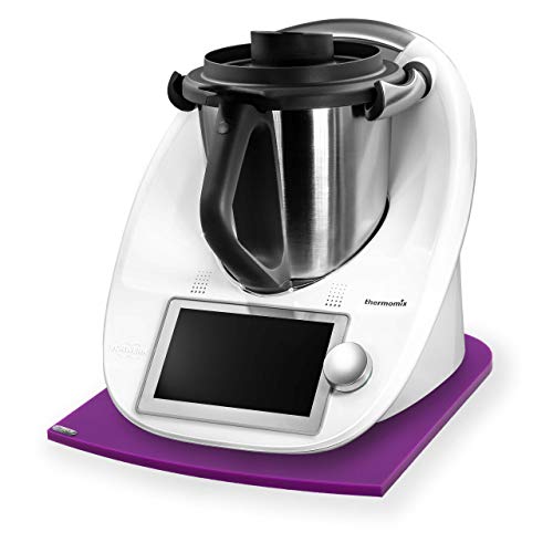 Stone4Slide coolina Premium Gleitbrett für den Thermomix - Passend für TM5, TM6 & TM31 - Hochwertiger Gleiter -Aus Acryl - Brombeere von Stone4Slide