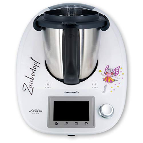 Stone4Slide coolina® Design-Sticker Aufkleber ZAUBERTOPF, passend für Thermomix TM6, TM5, TM31 von Stone4Slide
