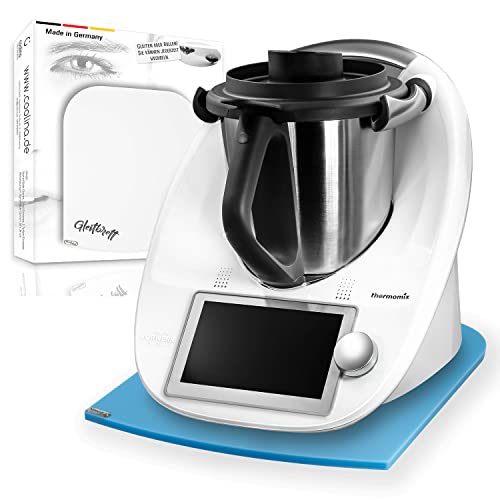 Stone4Slide coolina Premium Gleitbrett für den Thermomix - Passend für TM5, TM6 & TM31 - Hochwertiger Gleiter - Aus Acryl - Himmelblau von Stone4Slide