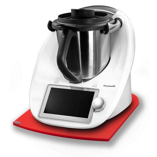 coolina Premium Gleitbrett für den Thermomix - Passend für TM5, TM6 & TM31 - Hochwertiger Gleiter - Aus Acryl - Erdbeere von Stone4Slide
