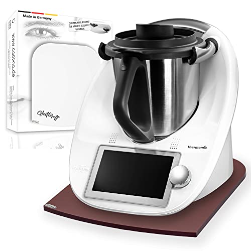 coolina Premium Gleitbrett für den Thermomix - Passend für TM5, TM6 & TM31 - Hochwertiger Gleiter - Aus Acryl - Schoko von Stone4Slide