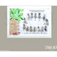 Geschenk Erzieherin Abschied Kita Lehrerin Steinbild Personalisierbar von StoneArt2015