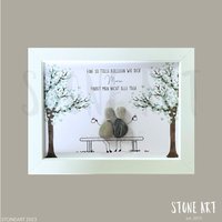 Kollegen Abschiedsgeschenk Steinbild "Eine So Tolle Kollegin Findet Man Nicht Alle Tage" von StoneArt2015