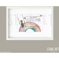 Konfirmation Steinbild "Glaube An Dich" Geschenkidee Jugendweihe, Kommunion, Einschulung von StoneArt2015