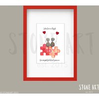 Personalisiertes Steinbild Zur Hochzeit - Liebe Ist ... Handgefertigtes Unikat Personalisiertes Steinbild Zur Hochzeit - Liebe Ist ... Handgefertigtes Unikat von StoneArt2015