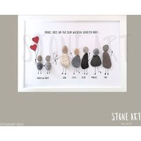 steinbild „Danke Dass Ihr Uns Beim Wachsen Geholfen Habt" Erzieherin Geschenk | Abschiedsgeschenk Kindergarten Beste Abschied von StoneArt2015