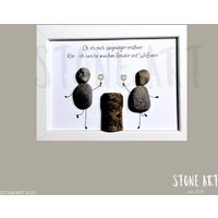 steinbild „Ob Ich Mich Ausgewogen Ernähre ..." Geschenk Weinliebhaber Humor & Genuss Personalisiert Handgemacht von StoneArt2015