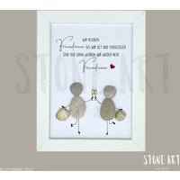 steinbild Wir Bleiben Freundinnen Bis Wir Alt Und Vergesslich Sind Freundschaftsgeschenk Geschenk Freundin Geburtstag Personalisiert Handmad von StoneArt2015
