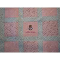 Gesteppte Babydecke Und Spucktuch von StoneCanyonDesigns