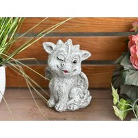 Stone & Style Steinfigur Drache Fabio Frostfest Wetterfest Gartenfigur von StoneandstyleDE