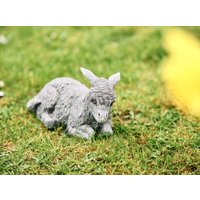 Stone & Style Steinfigur Esel Sarah Frostfest Wetterfest Steinguss von StoneandstyleDE