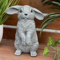 Stoneandstyle Steinfigur Hase Mümmelmann Frostfest Steinguss von StoneandstyleDE