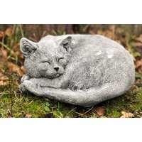 Stoneandstyle Steinfigur Kater Carlos Frostfest Gartenfigur Steinguss von StoneandstyleDE