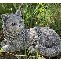 Stoneandstyle Steinfigur Katze Emilia Frostfest Gartenfigur Steinguss von StoneandstyleDE