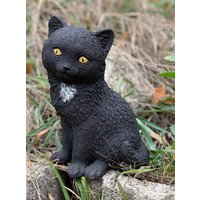 Stoneandstyle Steinfigur Katze Morle Frostfest Gartenfigur Steinguss von StoneandstyleDE