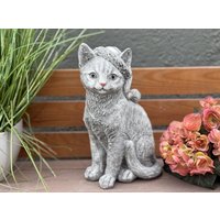 Stoneandstyle Steinfigur Katze Schlafmütze Sitzend Frostfest Gartenfigur Steinguss Stoneandstyle Steinfigur Katze Schlafmütze Sitzend Frostfest Gartenfigur Steinguss von StoneandstyleDE