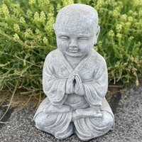 steinfigur Betender Shaolin Mönch von StoneandstyleDE