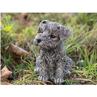 steinfigur Hund Schnauzer von StoneandstyleDE