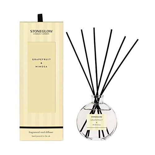 Stoneglow Modern Classics Schilfrohr-Diffuser Verschiedene Düfte - Grapefruit & Mimosa von Stoneglow
