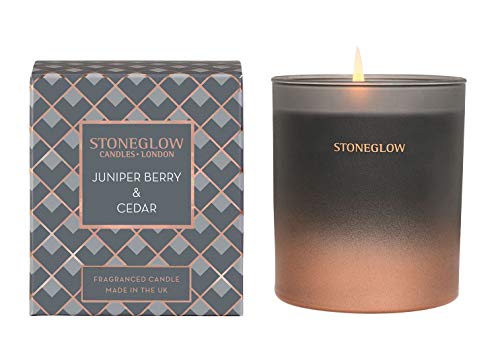 Stoneglow Seasonal Collection Wacholderbeere und Zedernholz im Glas von Stoneglow