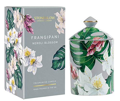 Stoneglow Urban Botanics – Frangipani | Neroliblüte Kerze im Keramikglas von Stoneglow