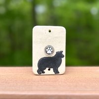 Türklingel - Australian Shepherd Creme Hund von Stoneleafdoorbell