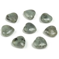 Labradorit Herz Edelstein - Kristall Heilsteine Schnitzherz Natursteine 2, 5cm He1130 von StonesOfHansel