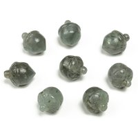 Labradorit Kristall Eichel - Schnitzerei Heilstein Wohnkultur 21mm Eichel-1 von StonesOfHansel