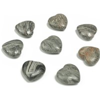 Picasso Jaspis Herz Edelstein - Kristall Heilsteine Schnitzherz Natursteine 2, 5cm He1135 von StonesOfHansel