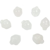 Rosenquarz-Kristall-Eichel - Eichelschnitzerei Kristall-Geschenk Heilstein Wohndekoration 21 Mm Eichel-10 von StonesOfHansel
