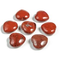 Roter Jaspis Herz Edelstein - Natürlicher Stein 4cm He1226 von StonesOfHansel