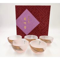 5Er Set Guinomi Von Kurata Glass von StonewareTreasury