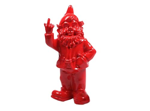 Stoobz PP 005ro 15 x 12 x 32 cm Cheeky Garden Gnome Figur für Haus und Garten – rot von Stoobz