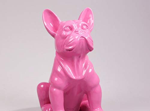 Stone-Lite Stoobz - Figur - Französische Bulldogge - 37 cm - Fuchsia von Stoobz