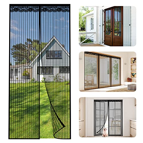 Stootrel Fliegengitter Tür Magnet 60X195CM Insektenschutz Tür Magnet Moskitonetz Fliegenvorhang Magnetvorhang Ohne Bohren für Balkontür Wohnzimmer Terrassentür,Schwarz Stootrel Fliegengitter Tür Magnet 60X195CM Insektenschutz Tür Magnet Moskitonetz Fliegenvorhang Magnetvorhang Ohne Bohren für Balkontür Wohnzimmer Terrassentür,Schwarz von Stootrel