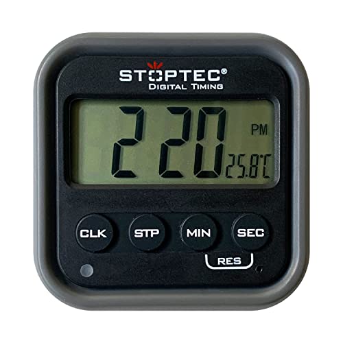 STOPTEC Digital Timer PT-110 - Count Down | Stoppuhr | Uhrzeit & Alarm | Temperatur | Sport & Freizeit | Lautlos | Magnethalter STOPTEC Digital Timer PT-110 - Count Down | Stoppuhr | Uhrzeit & Alarm | Temperatur | Sport & Freizeit | Lautlos | Magnethalter von Stoptec