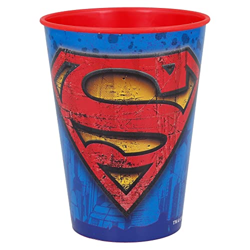 WIEDERVERWENDBARER KINDERBECHER AUS BPA-FREIEM KUNSTSTOFF 260 ML | SUPERMAN SYMBOL von Stor