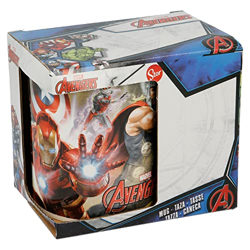 Stor 325 Ml Kinder-Keramik-Becher in Avengers Dust Geschenkbox von Stor