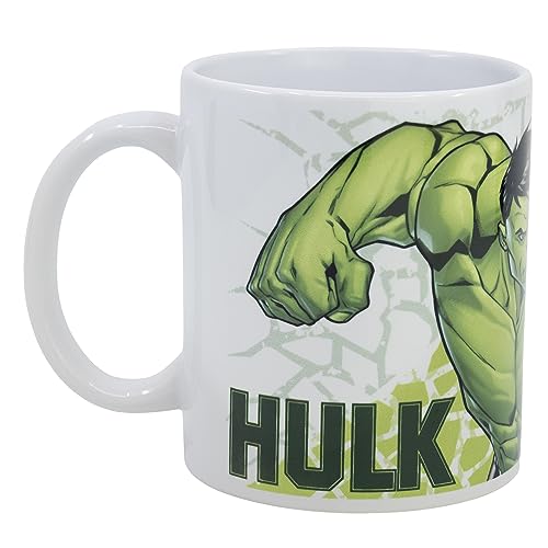 Avengers Hulk Fist Strength Keramiktasse mit Sublimationsdruck, 325 ml, in Geschenkbox von Stor