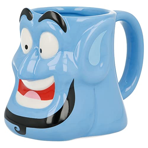 Disney Keramiktasse 3D 350 ml Genio Aladdin (90171), nicht zutreffend, Schwarz von Stor