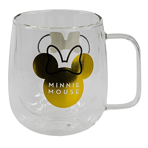 Stor Doppelwandiger Glasbecher - 290 ml | Minnie von Stor