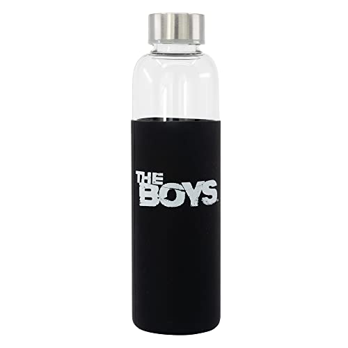 Stor Glasflasche Silikonhülse The Boys 585Ml von Stor