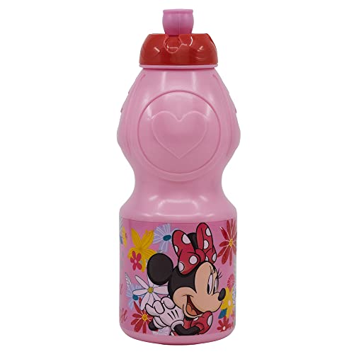 KINDER-SPORTFLASCHE 400 ML | MINNIE MOUSE MOUSE SPRING LOOK von Stor