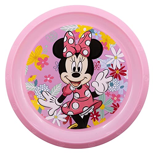 KINDERTELLER AUS BPA-FREIEM KUNSTSTOFF | MINNIE MOUSE MOUSE SPRING LOOK von Stor