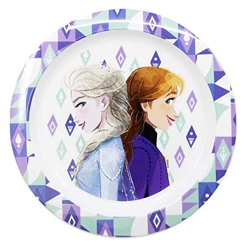 KINDERTELLER AUS BPA-FREIEM KUNSTSTOFF. MIKROWELLENSICHER | FROZEN ICE MAGIC, Die Eiskönigin von Stor
