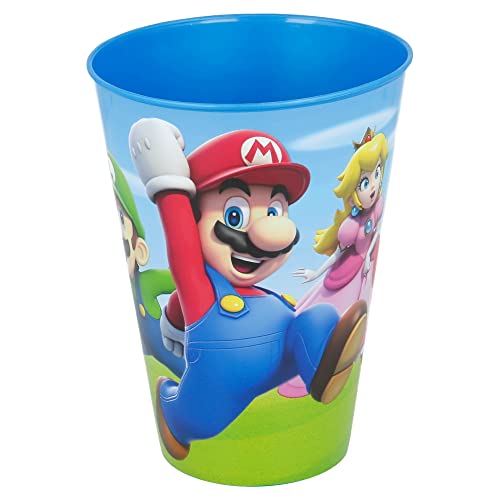 WIEDERVERWENDBARER KINDERBECHER AUS BPA-FREIEM KUNSTSTOFF 430 ML | SUPER MARIO von Stor